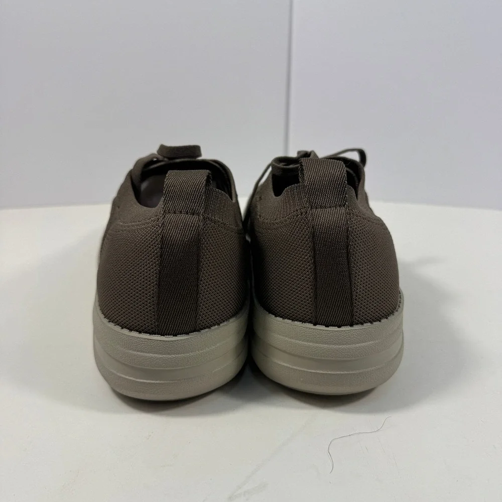 Itazero Men's Knit Sneakers Casual Comfort‎ Shoes Khaki Brown Size 10W